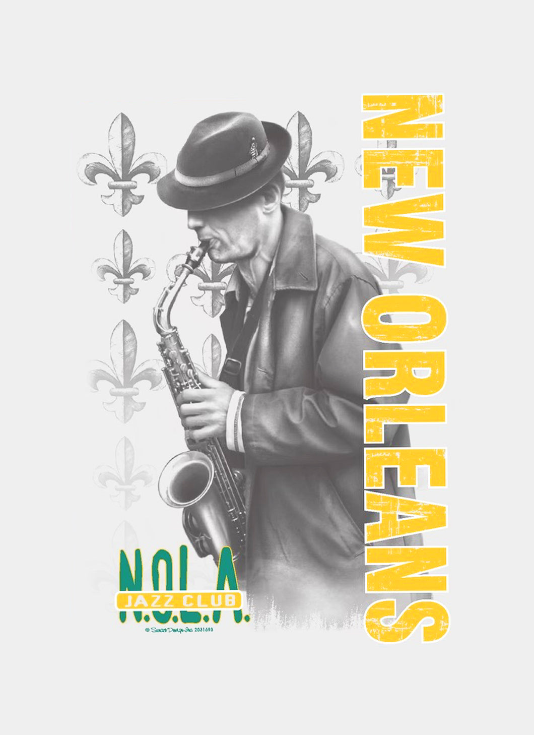 NOLA Jazz Club Musician T-Shirt