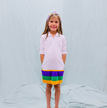 White Stripe Youth Dress