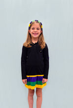 Black Stripe Youth Dress