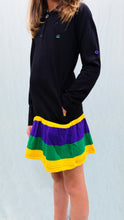 Black Stripe Youth Dress