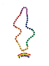 "Pride" Words Rainbow Specialty Bead