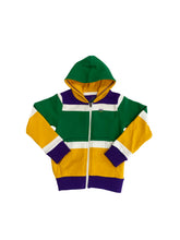 Thick Stripe Rugby Toddler Zip Up Hoodie