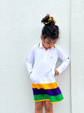 White Stripe Youth Dress