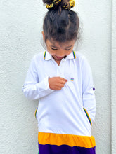 White Stripe Youth Dress