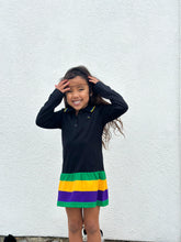 Black Stripe Youth Dress