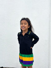 Black Stripe Youth Dress