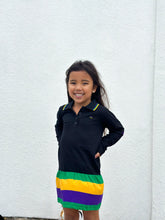 Black Stripe Youth Dress