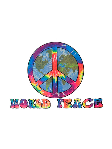 Tie Dye World Peace T-Shirt