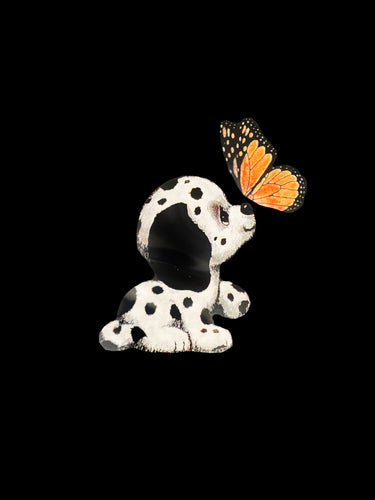 Dalmatian and Butterfly Kid's T-Shirt