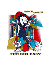 Betty Boop French Quarter Fitted V-Neck T-Shirt