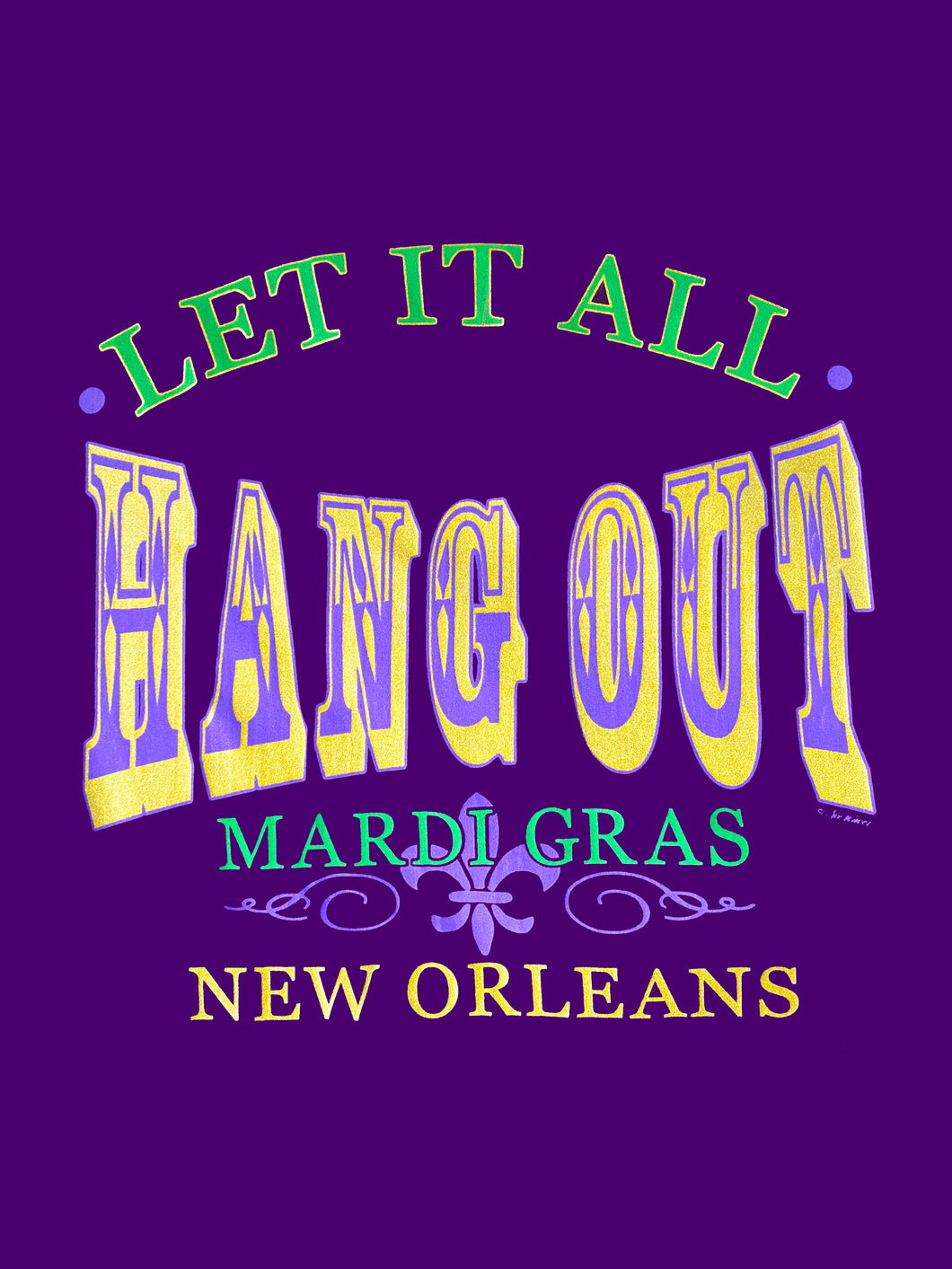 Let It All Hang Out Mardi Gras T-Shirt