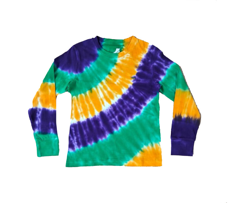 Tie Dye Wave Youth Long Sleeve