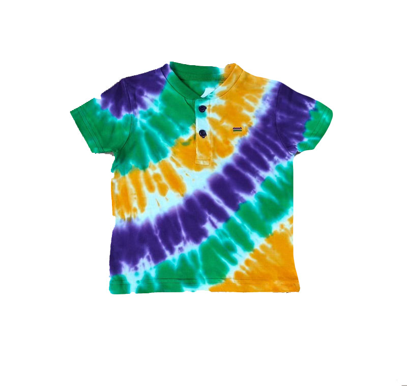 Tie Dye Wave Toddler Short Sleeve