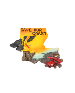 Save Our Coast Pelican Magnet