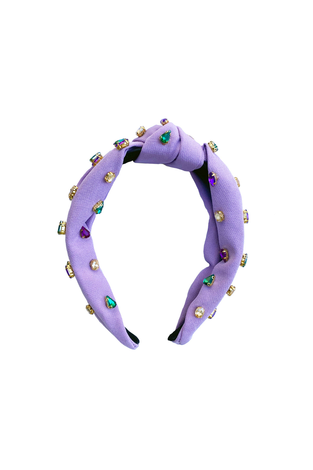 Headband with Jewels - Lavender