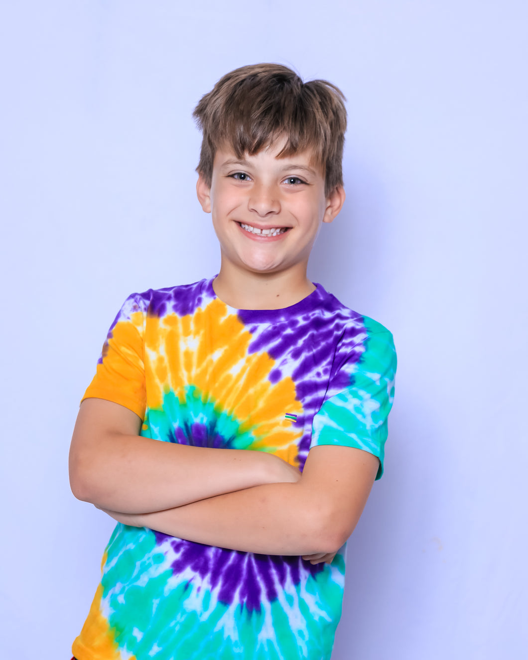 Tie Dye Swirl Youth Short Sleeve