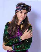 Sequin Jacket Purple, Green, and Gold Youth Classic