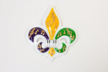Fleur de lis with Music Notes and Piano Keys Magnet