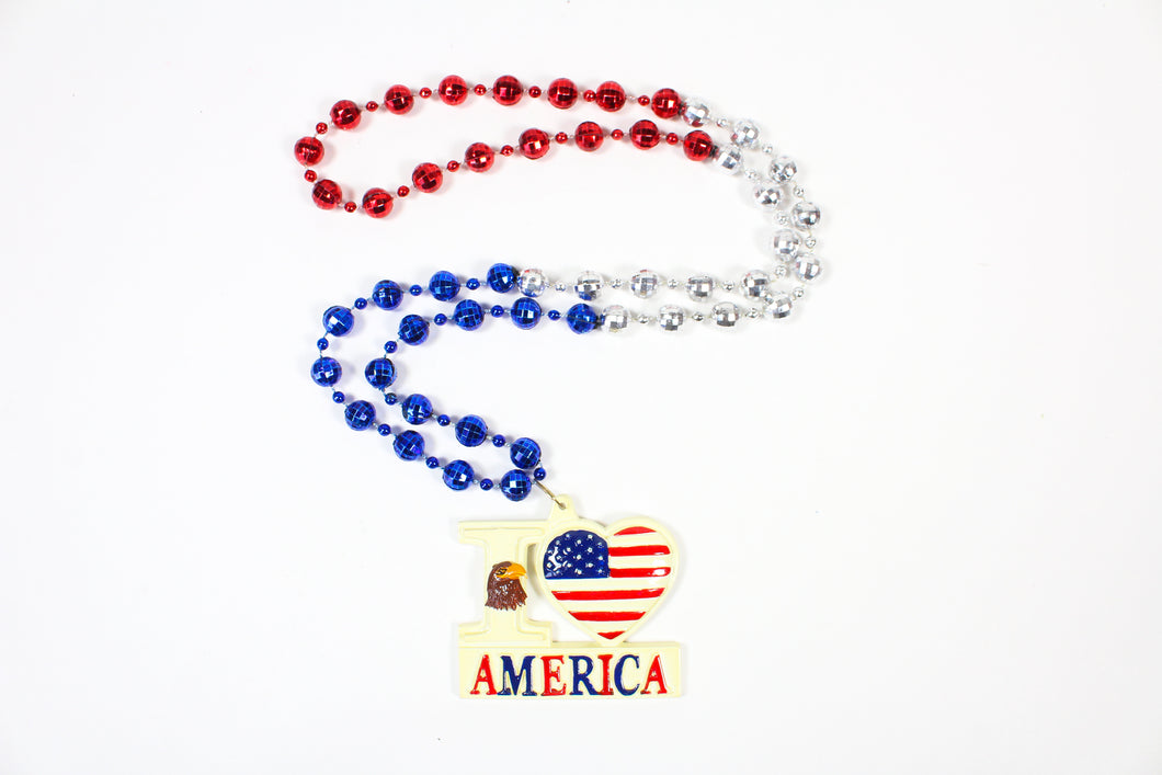 I Love America Bead