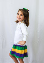 White Stripe Youth Dress