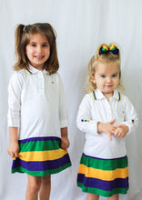 White Stripe Youth Dress