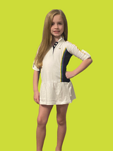 White Lurex Youth Dress