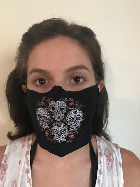 Sugar Skull Quartet Face Mask