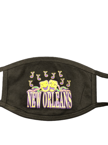 Mardi Gras Musical Face Mask