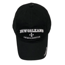 Adult Black New Orleans French Quarter Cap W/Fleur de Lis and I Love N'awlins - Available in assorted colors