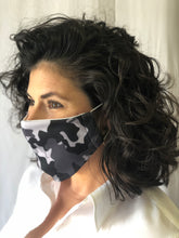 Grey Camouflage Face Mask