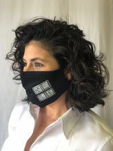 Black NOLA Tiles Face Mask