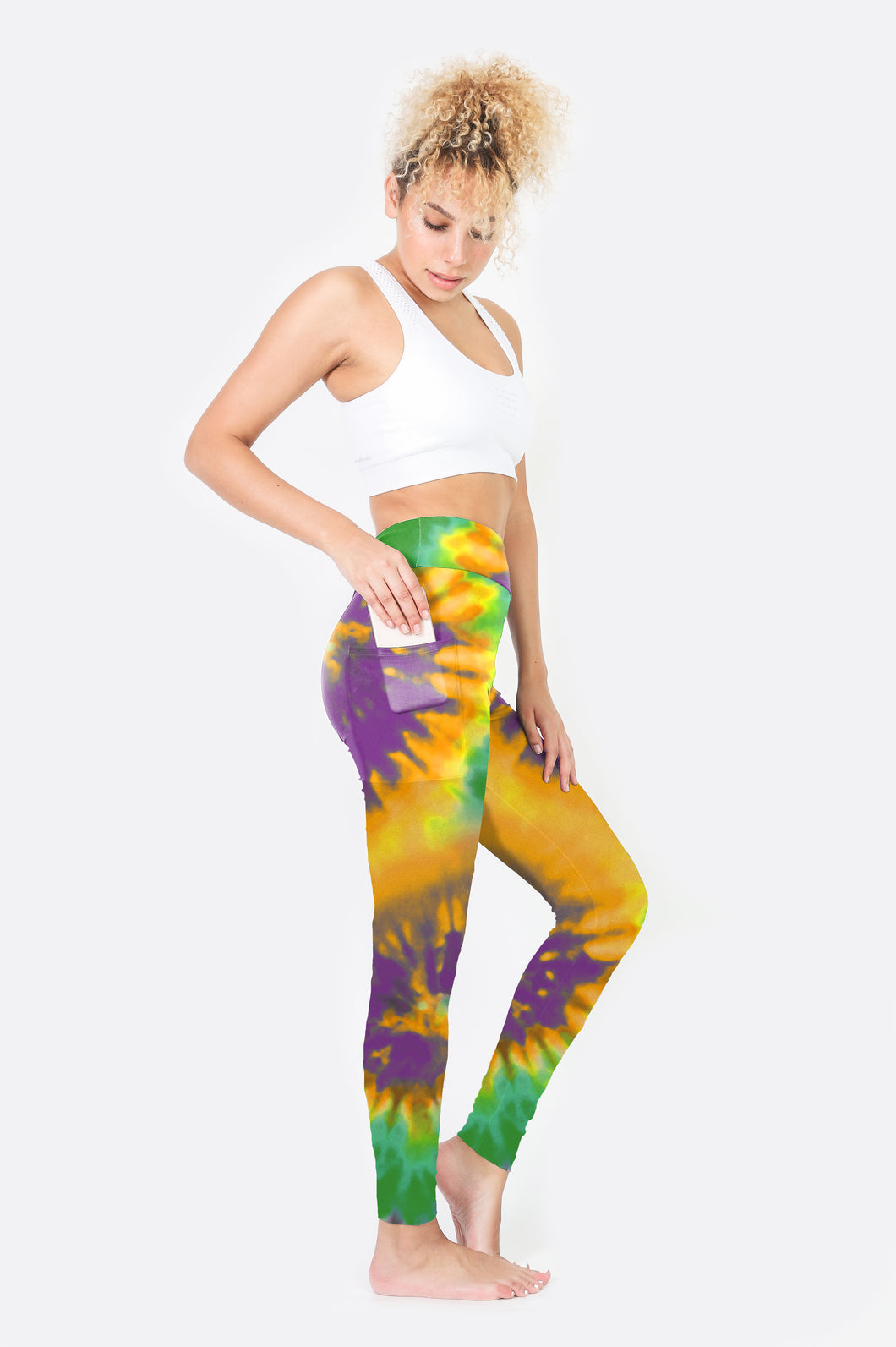 Spandex Leggings Adult - Tie Dye Swirls