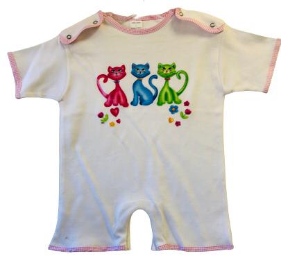 Trio of Kitties Onesie