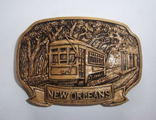 Vintage Bronze Streetcar Magnet