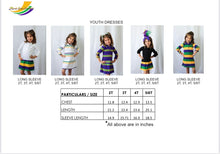 Black Stripe Youth Dress